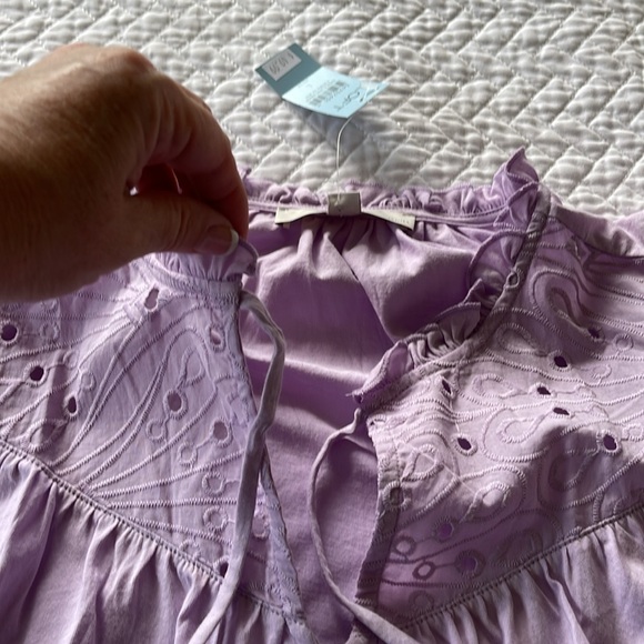 LOFT shirt, Large Petite, Lavender - Picture 6 of 8